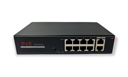 Avenir AV-H1108PGL 8 Port PoE Switch + 2 Port Uplink Gigabit