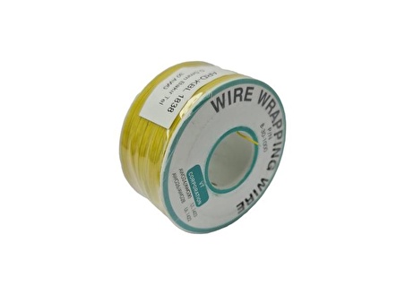 electroon 0.5mm Ultra İnce 30AWG Montaj Kablosu Sarı 230mt