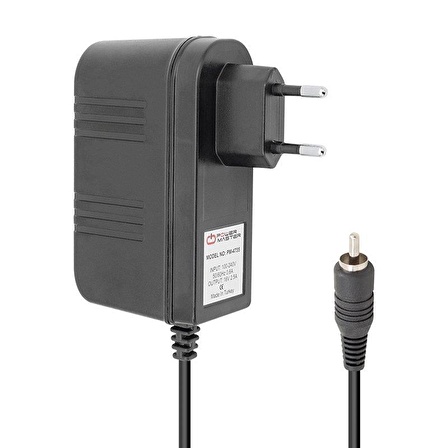 Powermaster 16V 2.5A MultiSwitch Santral Adaptörü RCA Jak Fişli