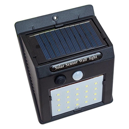 Powermaster PM-4528 Solar Sensörlü Duvar Tipi 20Ledli Led Aplik