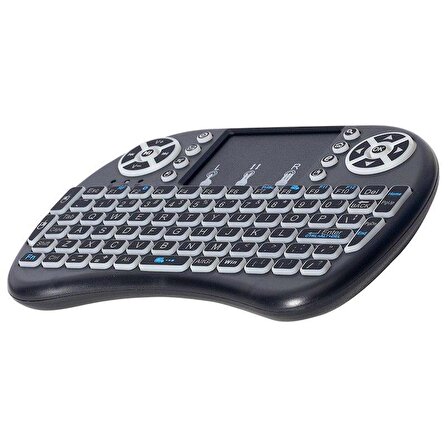 Hello Akıllı Tahta Kablosuz Şarjlı Mini Klavye Dokunmatik Mouse