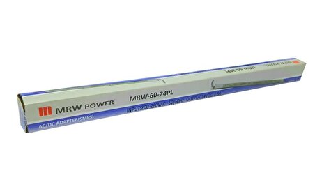 Mervesan 24V 2.5A Metal Kasa Slim ince Adaptör MRW-60-24PL