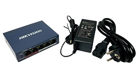 HIKVISION DS-3E0105P-E 4 Port Poe Switch