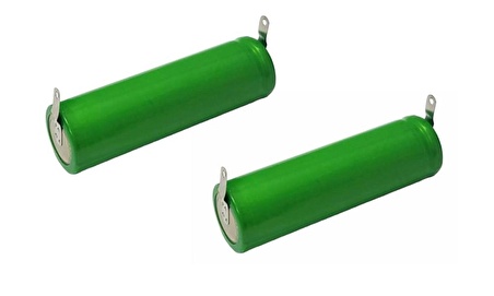 Sertec 1.2Volt 1200mAh AA Ni-CD Şarjlı Kalem Pil Puntolu - 2Adet