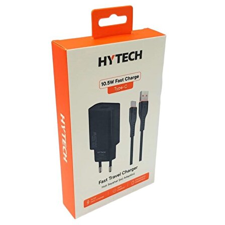 Hytech HY-XE26-T Type-C 10.5 Watt Hızlı Şarj Aleti Siyah