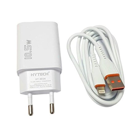 Hytech HY-XE26-L Lightning 10.5 Watt Hızlı Şarj Aleti Beyaz