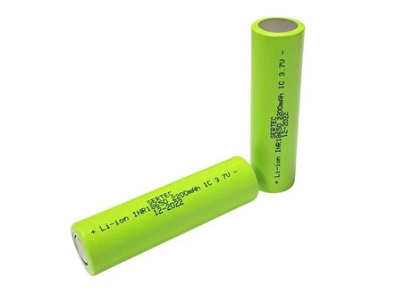 SERTEC 18650 3.7V 2200mAh 1C Lion Şarjlı Pil Başlıksız - 1Adet