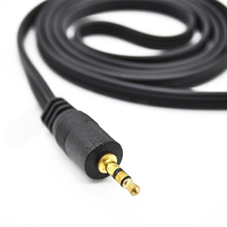 Electroon 2RCA - 3,5mm Stereo Aux Kablo 3 Metre Gold