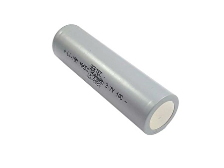 SERTEC 18650 3.7V 2500mAh 10C Lion Şarjlı Pil Başlıksız 1Adet