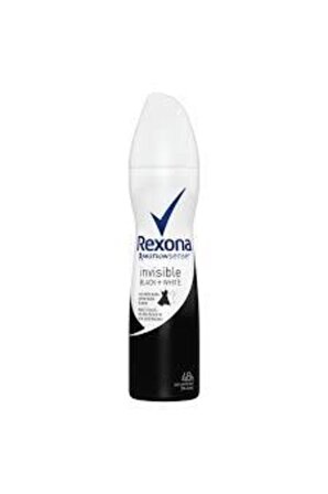 Rexona Black & White Invisible Antiperspirant Ter Önleyici Leke Yapmayan Kadın Sprey Deodorant 150 ml