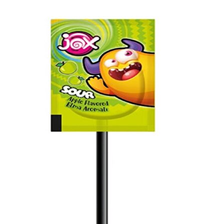 JOX SOUR; Karışık Meyve Aromalı Ekşili Lolipop Şekerleme (8 gr x 120 adet)