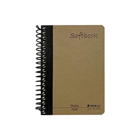 Folix Softbook 12 x 17 Sert Kapak Spiralli Defter 100 Yp. Çizgili FLX-822258