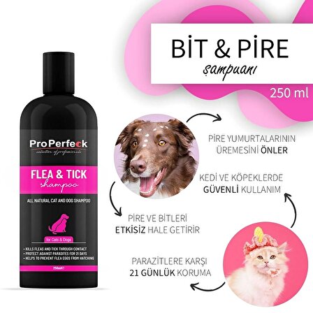 Pro Perfeck Kedi Köpek Dış Parazit Şampuanı 250 ml
