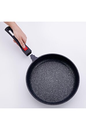 Korkmaz Ornella 26 cm Yanmaz/Yapışmaz Granit Tava