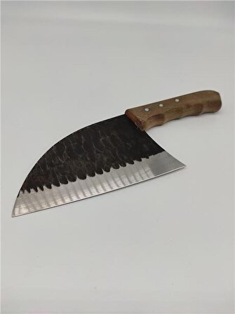 Dövme Çelik Ahşap Rengi Almazan Modeli Şef Bıçağı