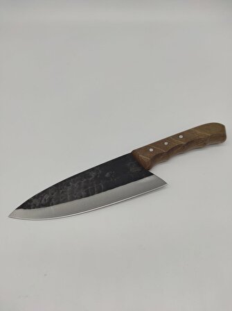 Bursa Santoku Model Dövme Çelik Şef Bıçağı