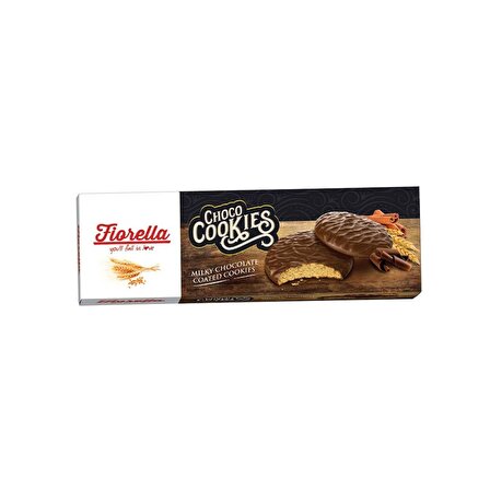 Fiorella Choco Cookies Çikolata Kaplamalı Karamelli Bisküvi 106 Gr. (1 Adet )