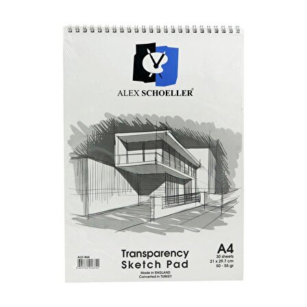 Alex Schoeller Alx-864 Eskiz Blok A4 50 55 Gram 30 Yaprak