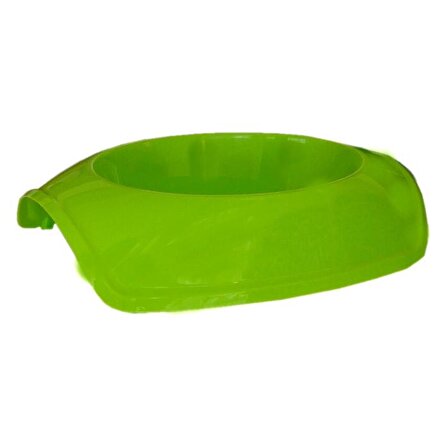 Cado Pet Plastik Kedi Köpek Mama Su Kabı 600 ml Yeşil