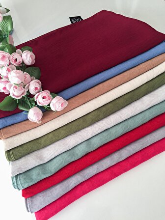 Qub Scarfs Cazz İnce Şal - Vizon