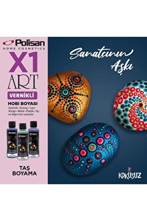 POLİSAN X1 HOBİ BOYASI 0015 PEMBE 120 ML