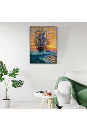 Amiral Gemisi Canvas Tablo (50x70)