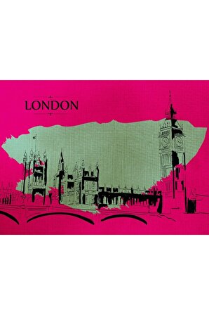 London Canvas Tablo (50x70)