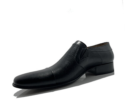  Tek Yıldız Siyah Hakiki Deri Klasik Erkek Ayakkabı