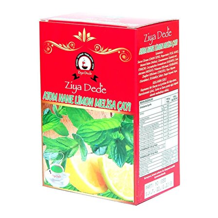 Ziya Dede Melisa Organik Dökme Bitki Çayı 170 gr 
