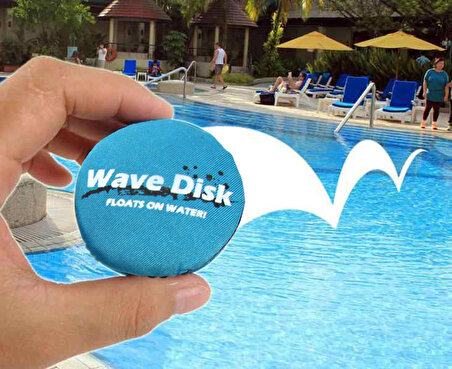 ES668 Wave Disk Havuz & Deniz İçin Suda Zıplayan Sektirme Diski Oyuncağı 2 Adet Birden