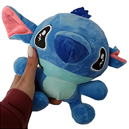 İthal Kumaş Yumuşak Dokulu Lilo & Stitch Stiç Anime Figür Peluş Oyuncak Uyku & Oyun Arkadaşı 27 cm.