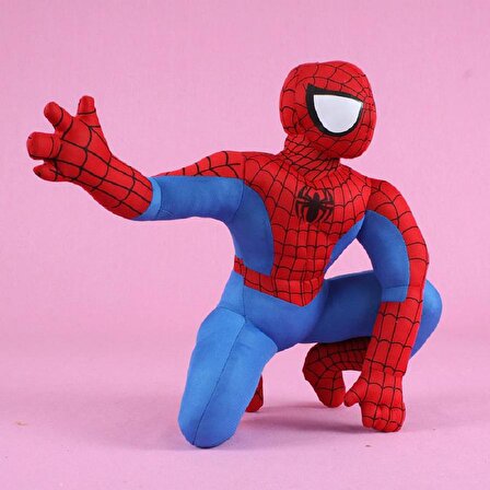 İthal Kumaş Örümcek Adam Spiderman Figür Peluş Oyuncak Uyku & Oyun Arkadaşı Büyük Boy 35 cm. MDL B