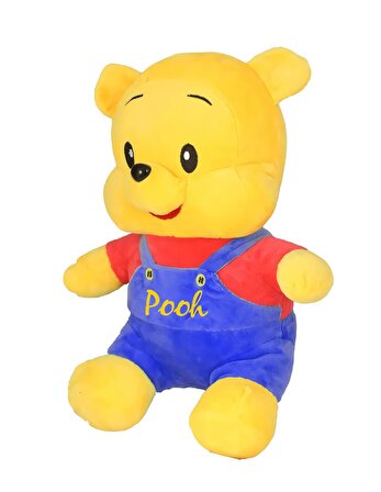 İthal Kumaş Winnie The Pooh Ayı Winnie Ayı Vini Figür Peluş Oyuncak Oyun & Uyku Arkadaşı 30 cm. Mavi