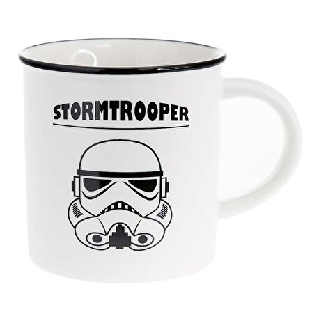 Star Wars Mandalorian Stormtrooper Kahve Kupası Fincan Mug Teflon Uygulama Gerçek Seramik 280 ml. 