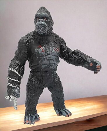 Godzilla vs. Kong Giant King Kong Kral Goril Eklemli Aksiyon Figür Karakter Oyuncak Büyük Boy 25 cm.