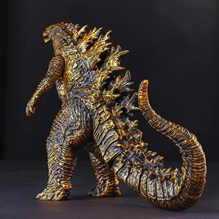 Godzilla vs. Kong Giant Gold Godzilla Dev Ejderha Eklemli Aksiyon Karakter Figür Oyuncak 33 cm.