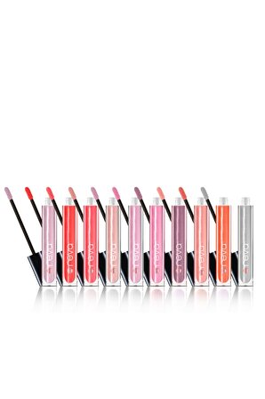 Reva Işıltılı Dudak Parlatıcısı - Hi-Shine Lip Gloss Reflective Pink - No: 201 - Vegan & Temiz İçerik