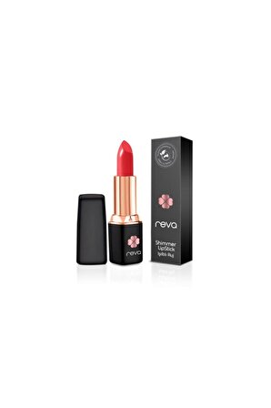 Reva Işıltı Ruj - Shimmer Lipstick High Risk Red - No: 904 - Vegan & Temiz İçerik