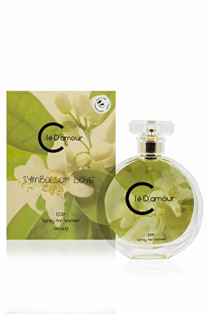 Cle D'Amour Kadın Parfüm 100 ml - Symbol Of Love (Meyveli/Çiçeksi) Women - Vegan