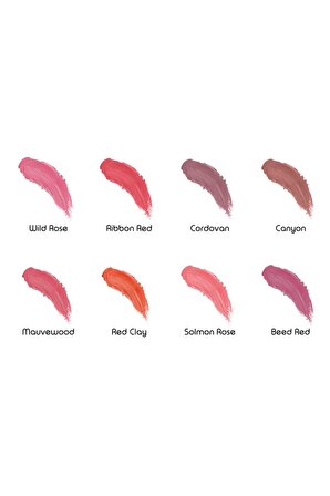 Reva Mat Krem Dudak Parlatıcısı - Creamy Matte Lip Gloss Cordovan - No: 107 - Vegan & Temiz İçerik