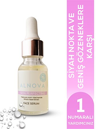 Alnova Gözenek Karşıtı Cilt Arındırıcı Serum Skin Perfecting 15 ml - Vegan & Temiz İçerik