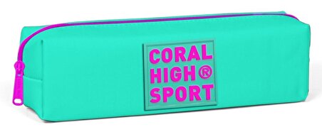 Coral High Sport Tek Bölmeli Yeşil Kalemlik