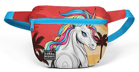 Coral High Büyük Unicorn Çocuk Günlük Bel Çantası - Kız