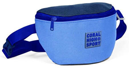 Coral High Sport Mavi-Lacivert İki Bölmeli Bel Çantası