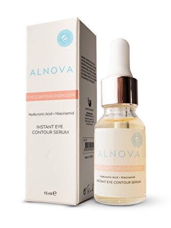 Alnova Göz Çevresi Canlandırıcı Serum - Eye Contour 15 ml - Vegan & Temiz İçerik