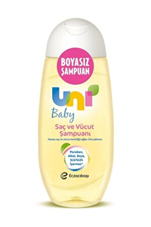 Uni Baby Göz Yakmayan Saç ve Vücut Şampuanı 200 ml