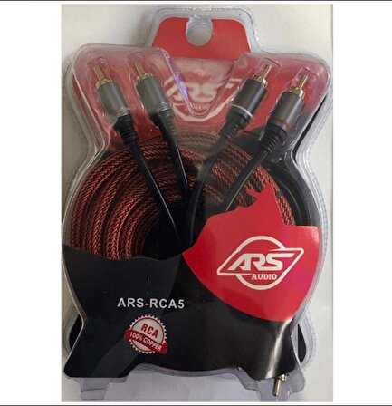 ARS AUDİO ARS-RCA5M BAKIR RCA KABLO