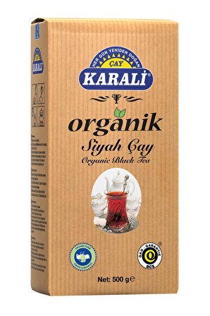Karali Organik Dökme Siyah Çay 500 gr 