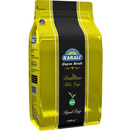 Karali Premium Organik Dökme Siyah Çay 1000 gr 