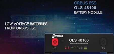 Orbus Lityum LifePo4 Akü – 100 Amper / 48 Volt OLS48100